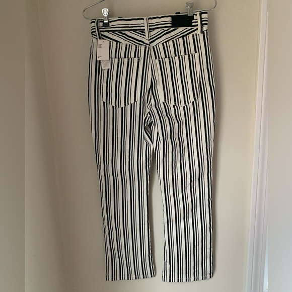 Urban Outfitters Jeans Urban Outfitters BDG High Rise Cropped Kick Flare Stripe - Picture 3 of 9